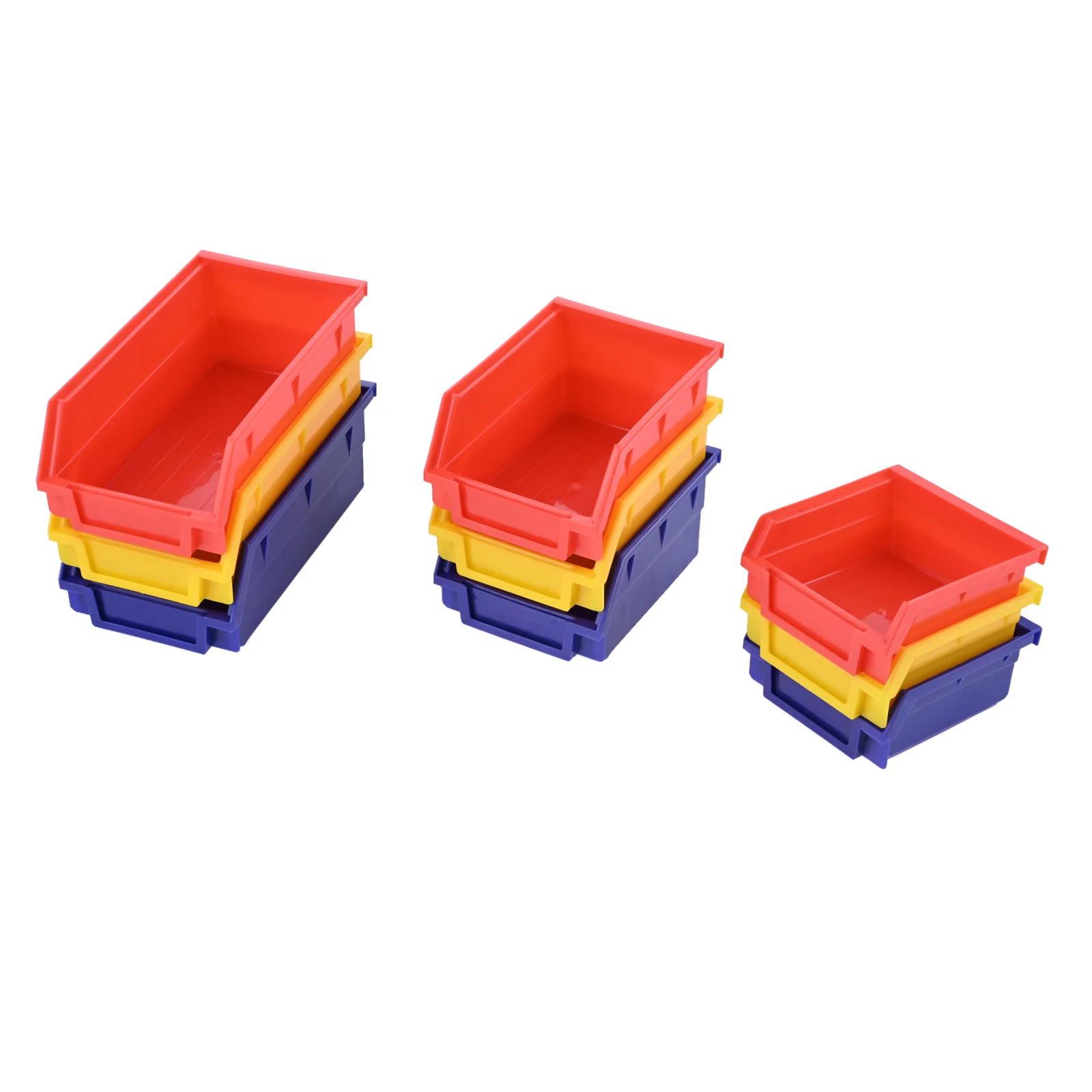 Home Improvement Binford Tools - 10 Stuks Stapelbare Opslaggereedschapsonderdelen Bak Opknoping