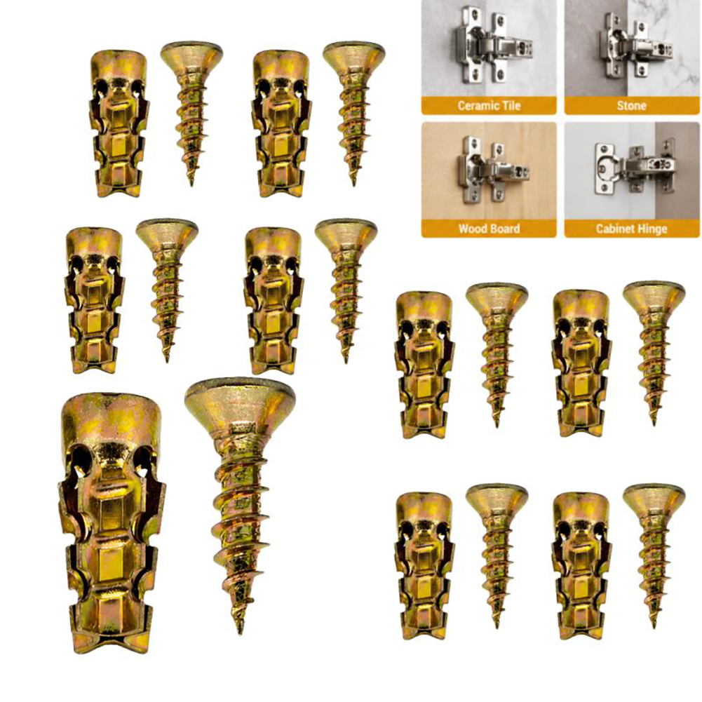 Drywall Anchor Screw - 6*14mm Deur Scharnier Draad Reparatie Schroeven