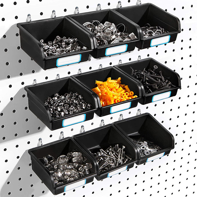 Home Improvement Binford Tools - 1Set Efficiënte Pegboard Opbergbakken Met Haak