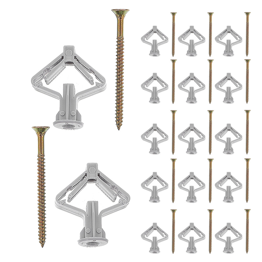 50 sets heavy-duty vlinderplaa - Drywall Anchor Screw recensie en prijs