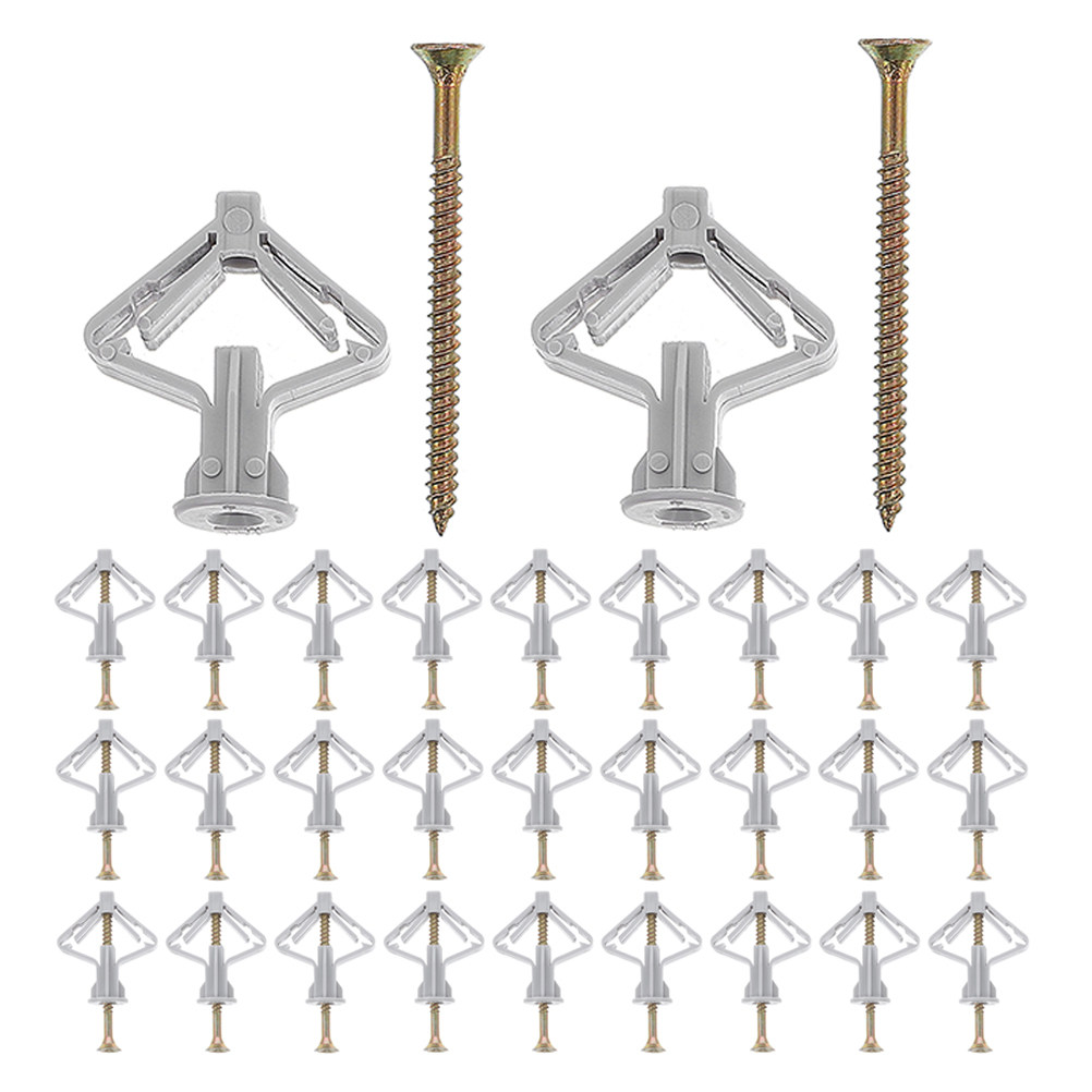50 sets heavy-duty vlinderplaa - Drywall Anchor Screw recensie en prijs