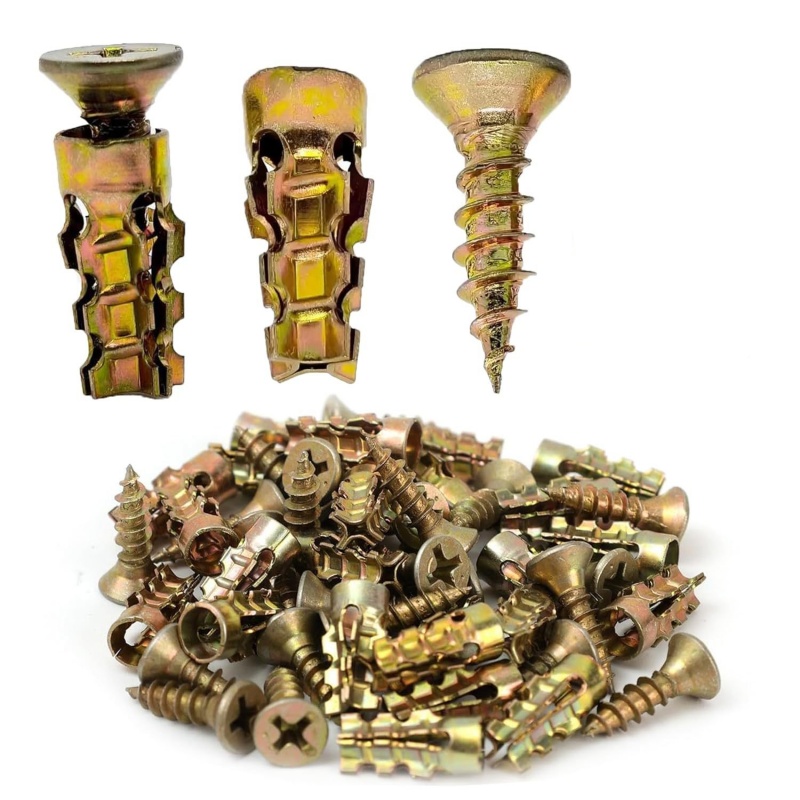 50/100PC Steen Uitbreidingssch - Drywall Anchor Screw recensie en prijs