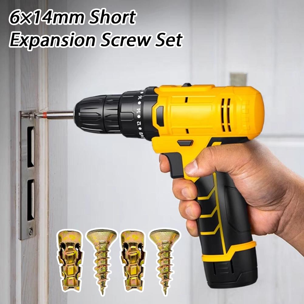 100 stuks 6*14mm Deur Scharnie - Drywall Anchor Screw recensie en prijs