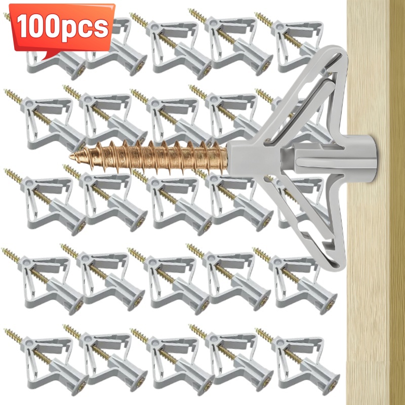 100PCS Gipsplaat Uitbreidingss - Drywall Anchor Screw recensie en prijs