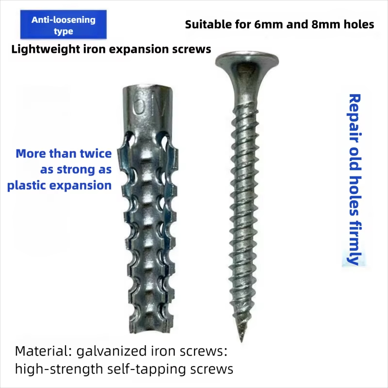 Zware stalen wandankerset meta - Drywall Anchor Screw recensie en prijs