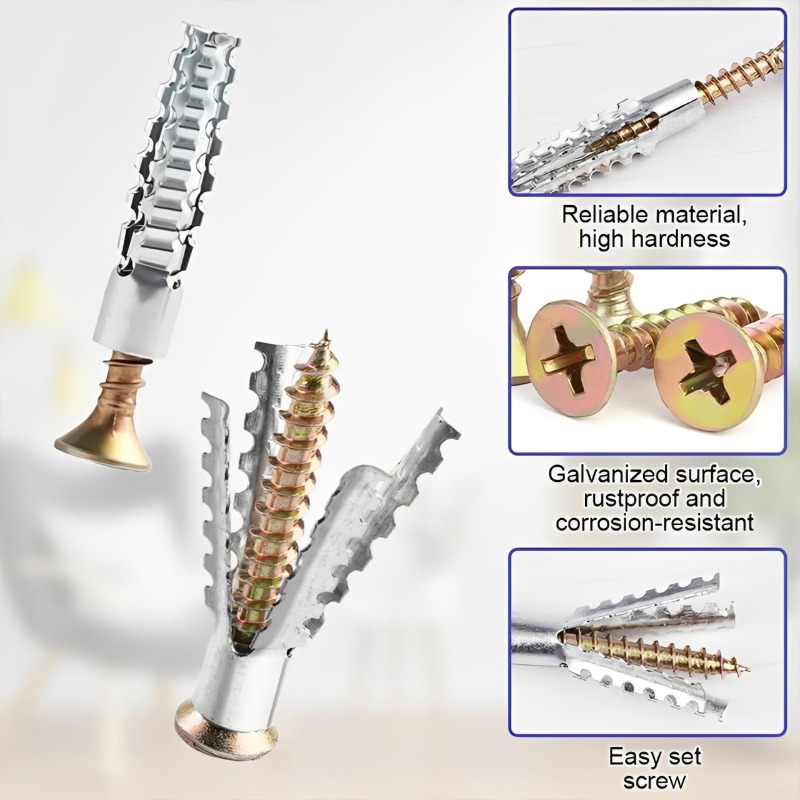 Zwaarbelastbare stalen wandank - Drywall Anchor Screw recensie en prijs
