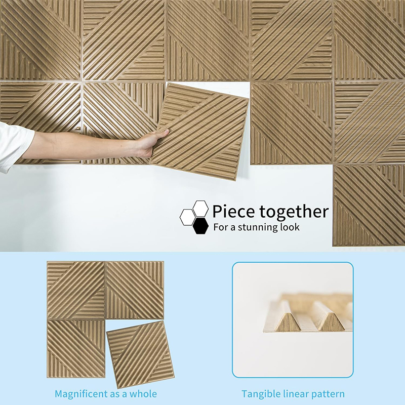 12 stuks 3D-wandpaneel 30x30cm - Home Improvement K&B Construction recensie en prijs